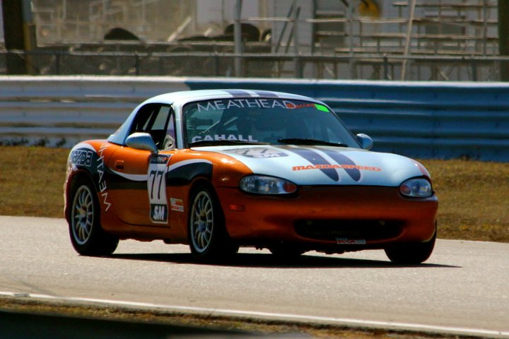 Ted Cahall Spec Miata new paint